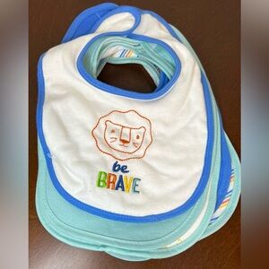 Baby Bib Set (5-Pack) – NWOT Soft Cotton Bibs